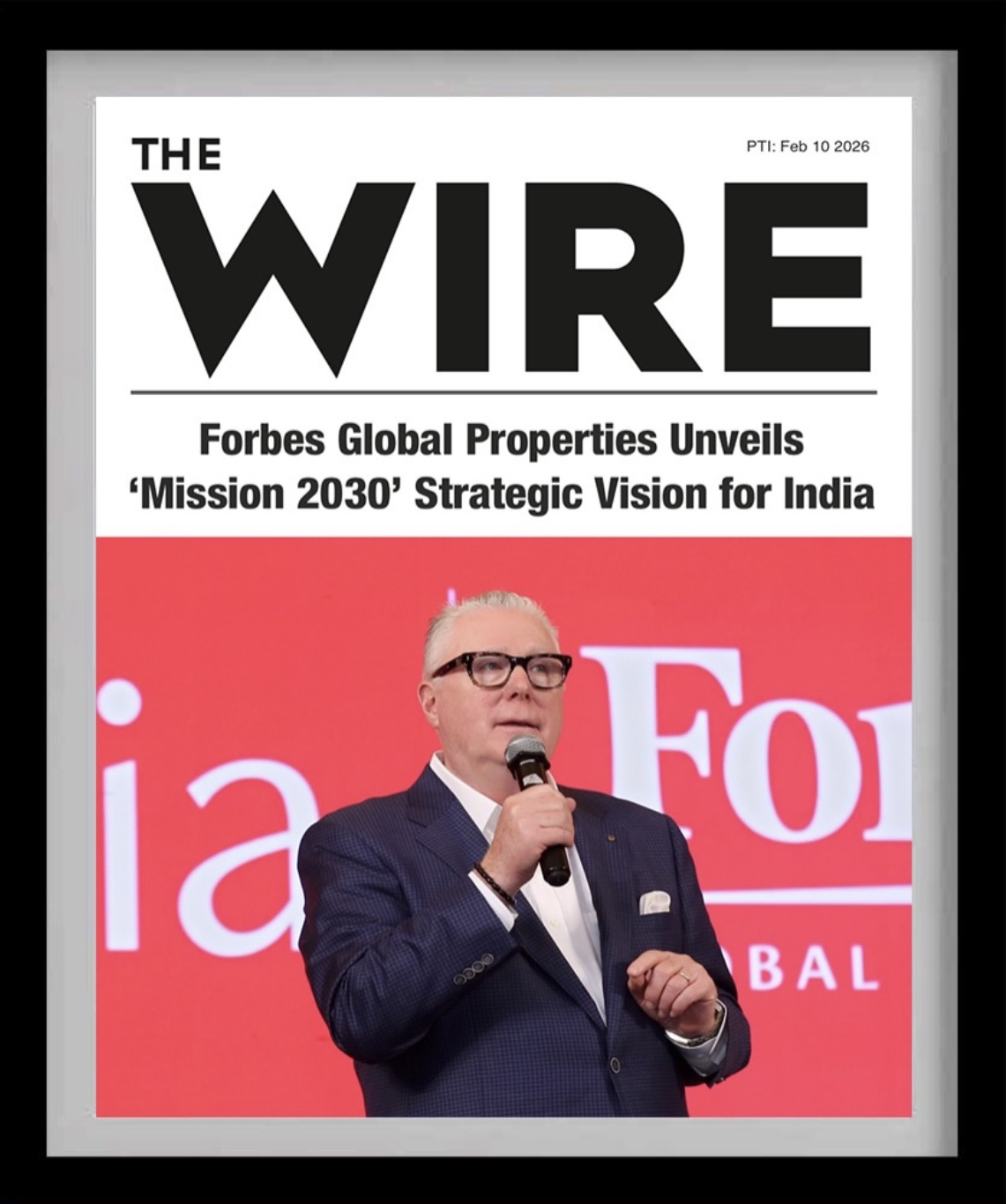 The Wire news coverage of Forbes Global Properties Mission 2030